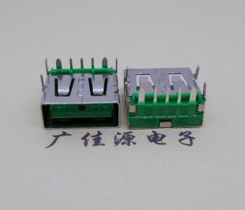 淄博5A大电流 快充接口 USB5p绿胶芯 常规母座