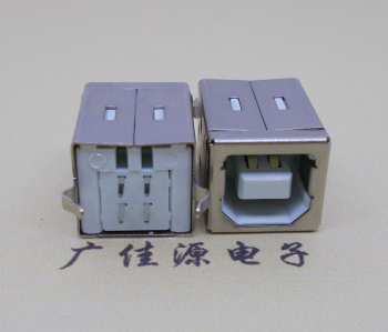 淄博USB BF180度母座 打印机接口 立式直插带赛