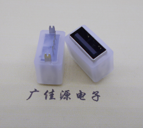 淄博USB连接器接口 10.5MM防水立插母座 鱼叉脚