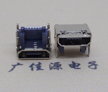 淄博MICRO USB 5P母座 SMT垫高 L=4.15双壳