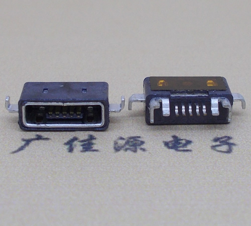 淄博MICRO USB防水AB型口母头3D图纸封装